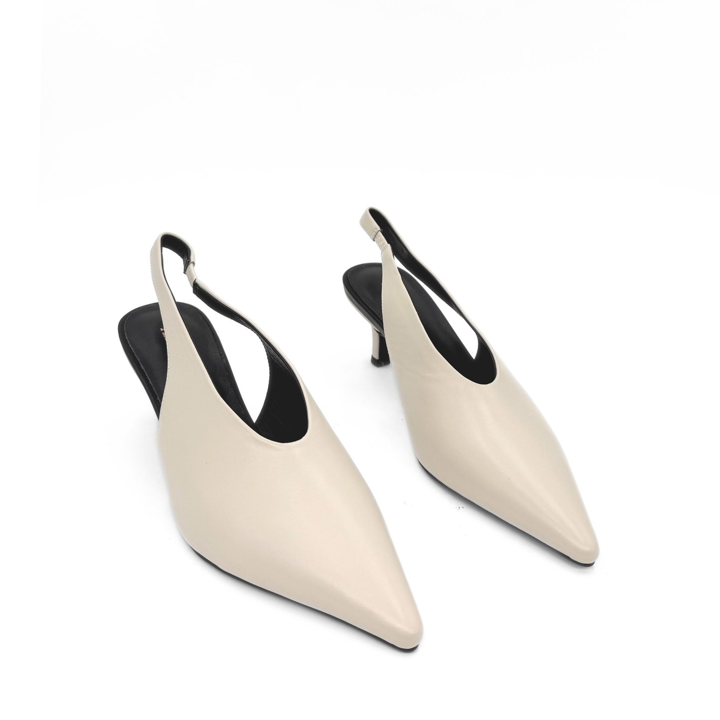 Alix Slingback Pumps - White