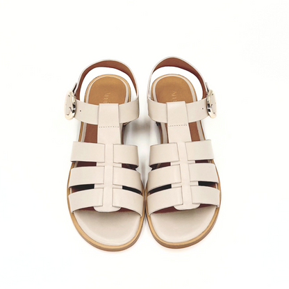Monaca Fisherman Sandals - White