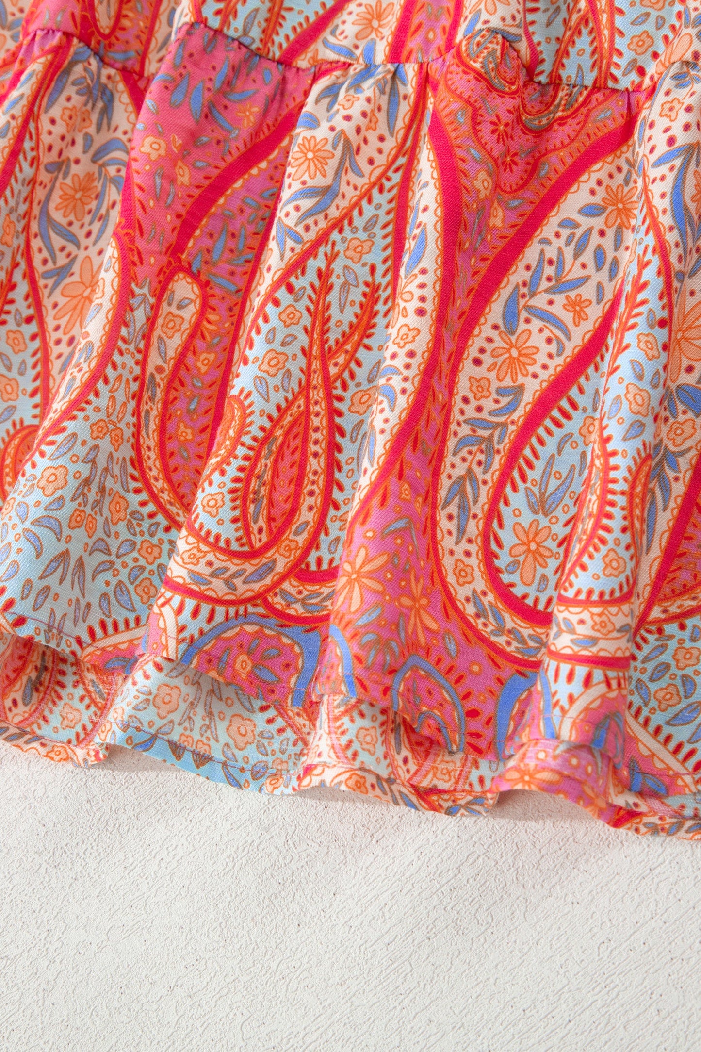 Threaded Pear Luz Sleeve Boho Maxi Dress