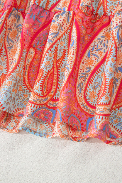 Threaded Pear Luz Sleeve Boho Maxi Dress