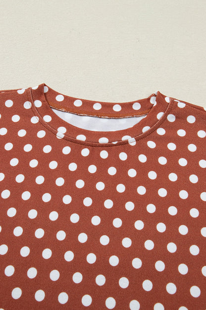 Threaded Pear Ruthie Dot Print Short Set