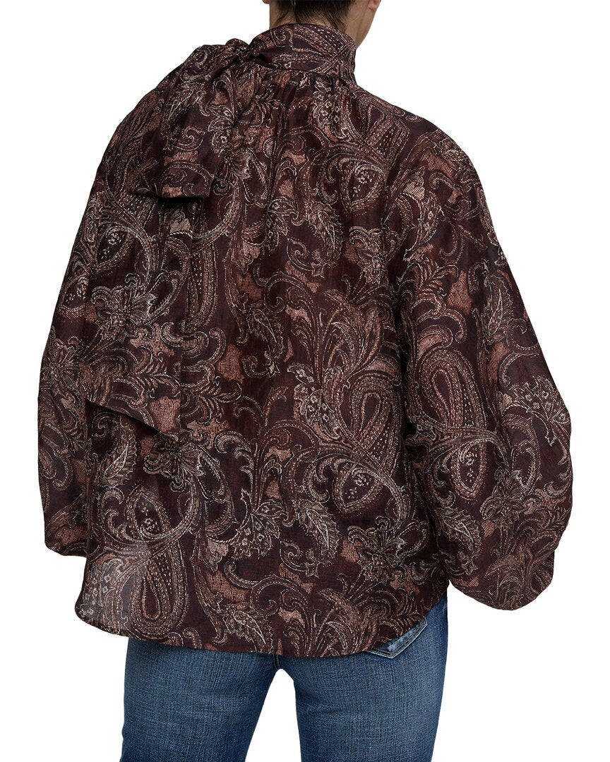 BSRT-BROWN ETCHED PAISLEY-