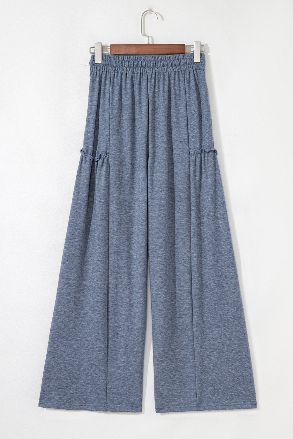 Threaded Pear Willow Drawstring Elastic Waistband Pants