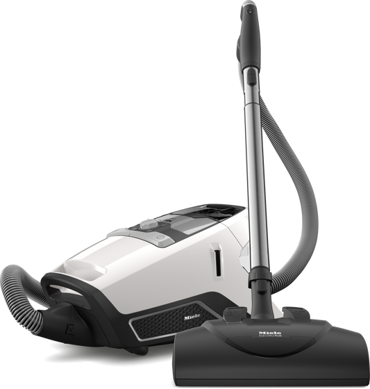 Miele Blizzard CX1 Cat & Dog Powerline Vacuum Canister in Lotus White