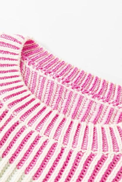 Threaded Pear Ella Knit Bubble Sleeve Sweater