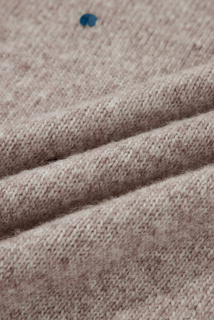 Threaded Pear Abigail Detail Drop Shoulder Sweater