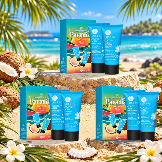 Luseta Beauty Coconut Milk Travel Set 2 X 1.01oz SET OF 3