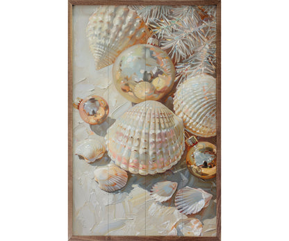 Kendrick Home Christmas Shells I By Petals Prints Design