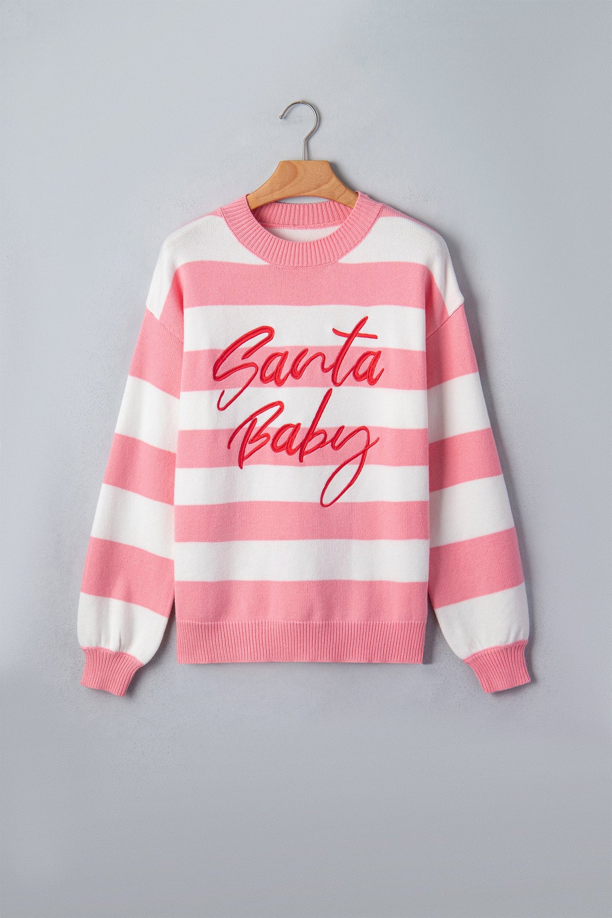 Threaded Pear Gracy Drop Shoulder Pullover Sweater
