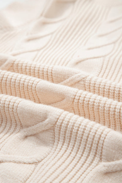 Threaded Pear Zaylee Ruffled Short Sleeve Sweater