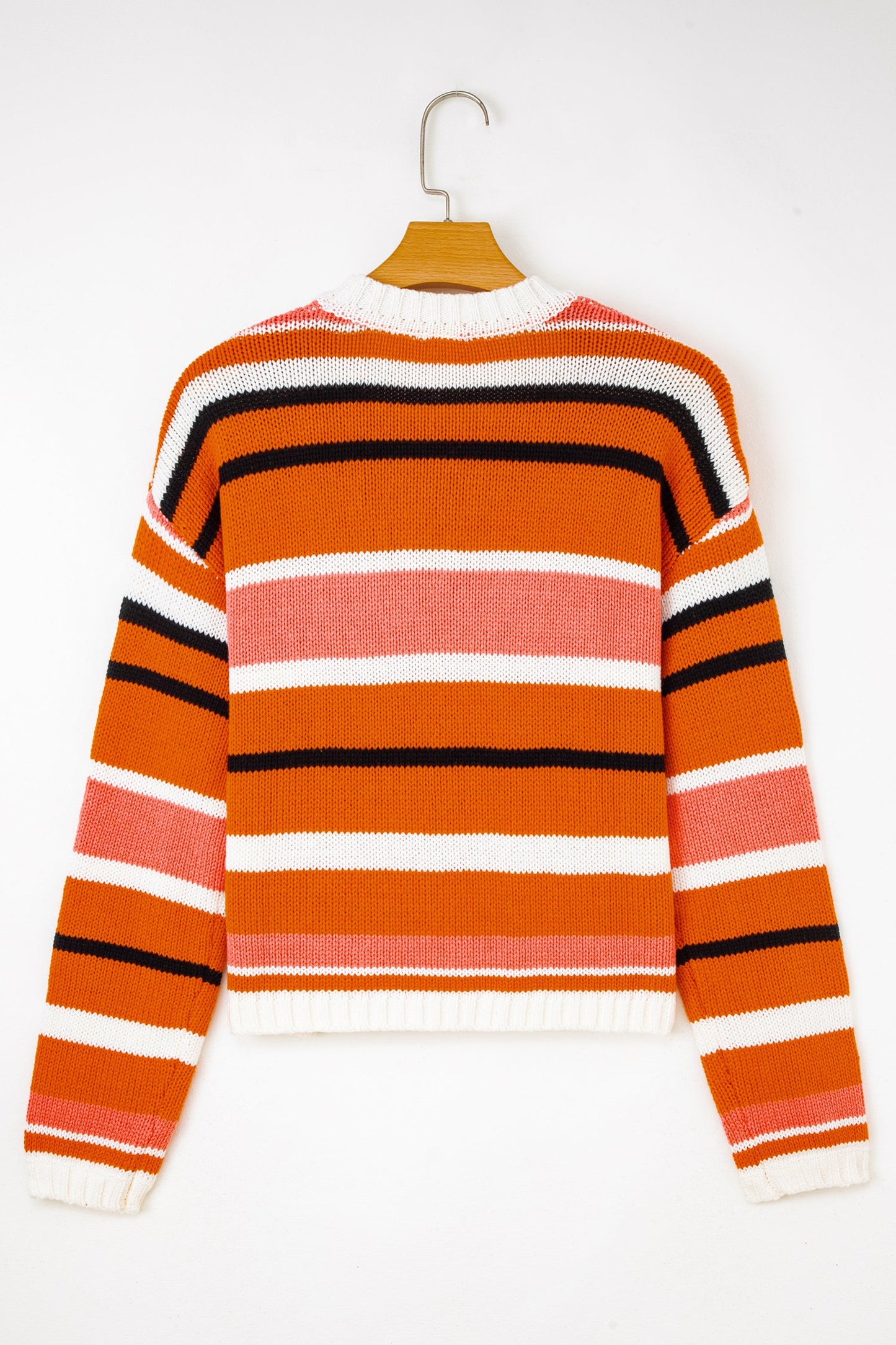 Threaded Pear Mirissa Shoulder Cropped Pullover Sweater
