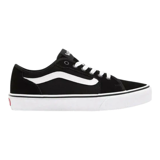 Vans Filmore Decon Men's Black White Leather Skateboard Shoes