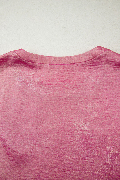 Threaded Pear Alanna Metallic Cap Sleeve Top
