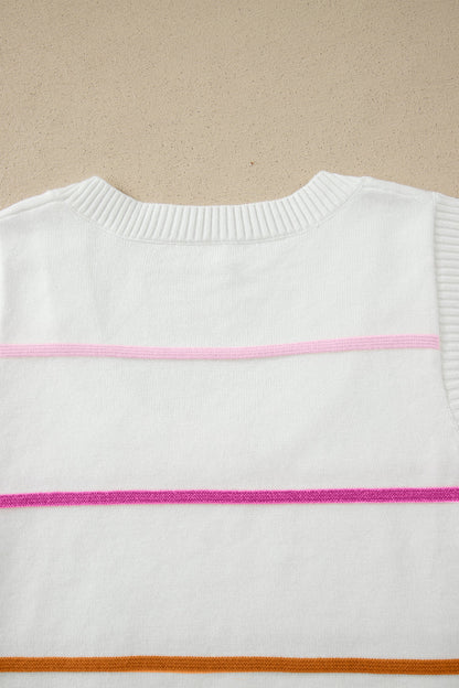 Threaded Pear Soraya Stripe Knitted Sweater