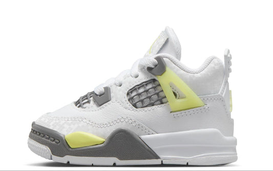 Air Jordan Toddlers Retro 4 'Light Lemon Twist' Td (Td)