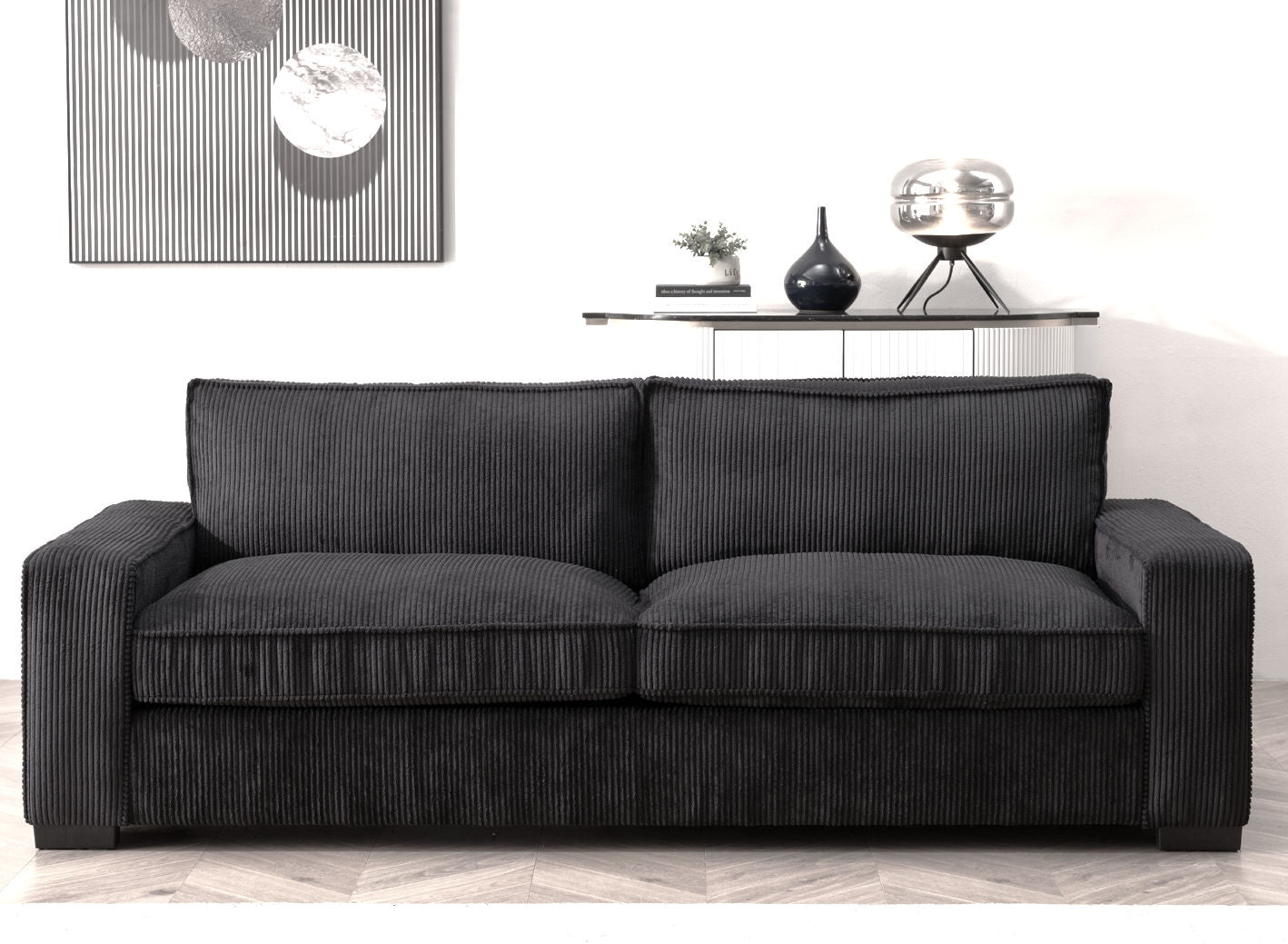 Luxe - Sofa With Sleek Design, Spacious and Comfortable 3 Seater Couch