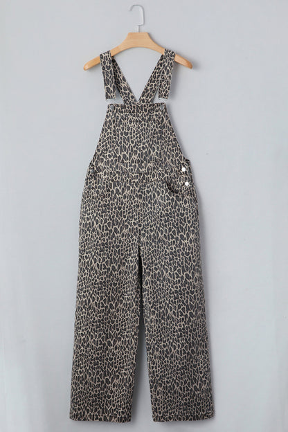 Threaded Pear Soleil Leg Loose Overall Jumpsuit