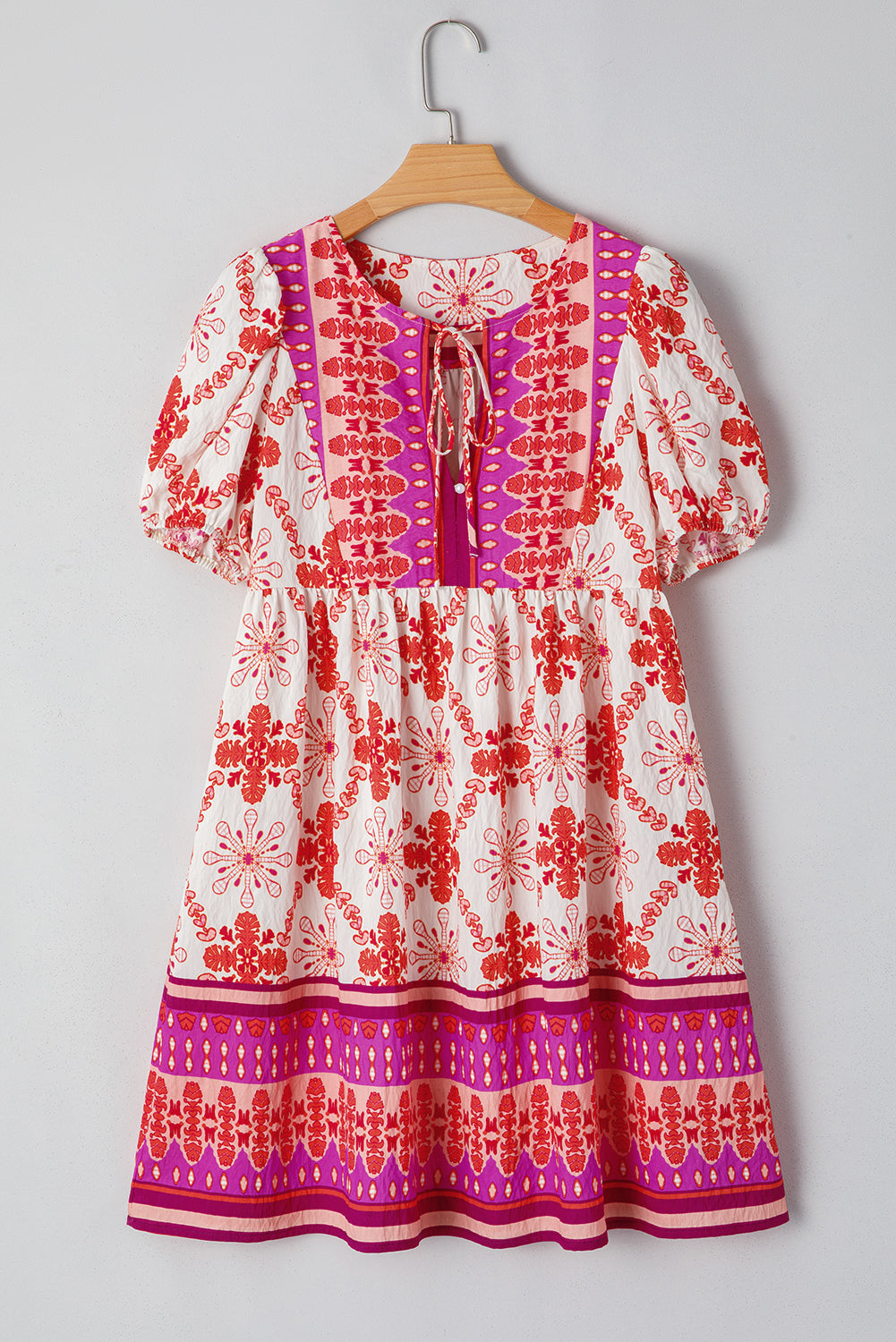 Threaded Pear Penny Lace Up Mini Dress