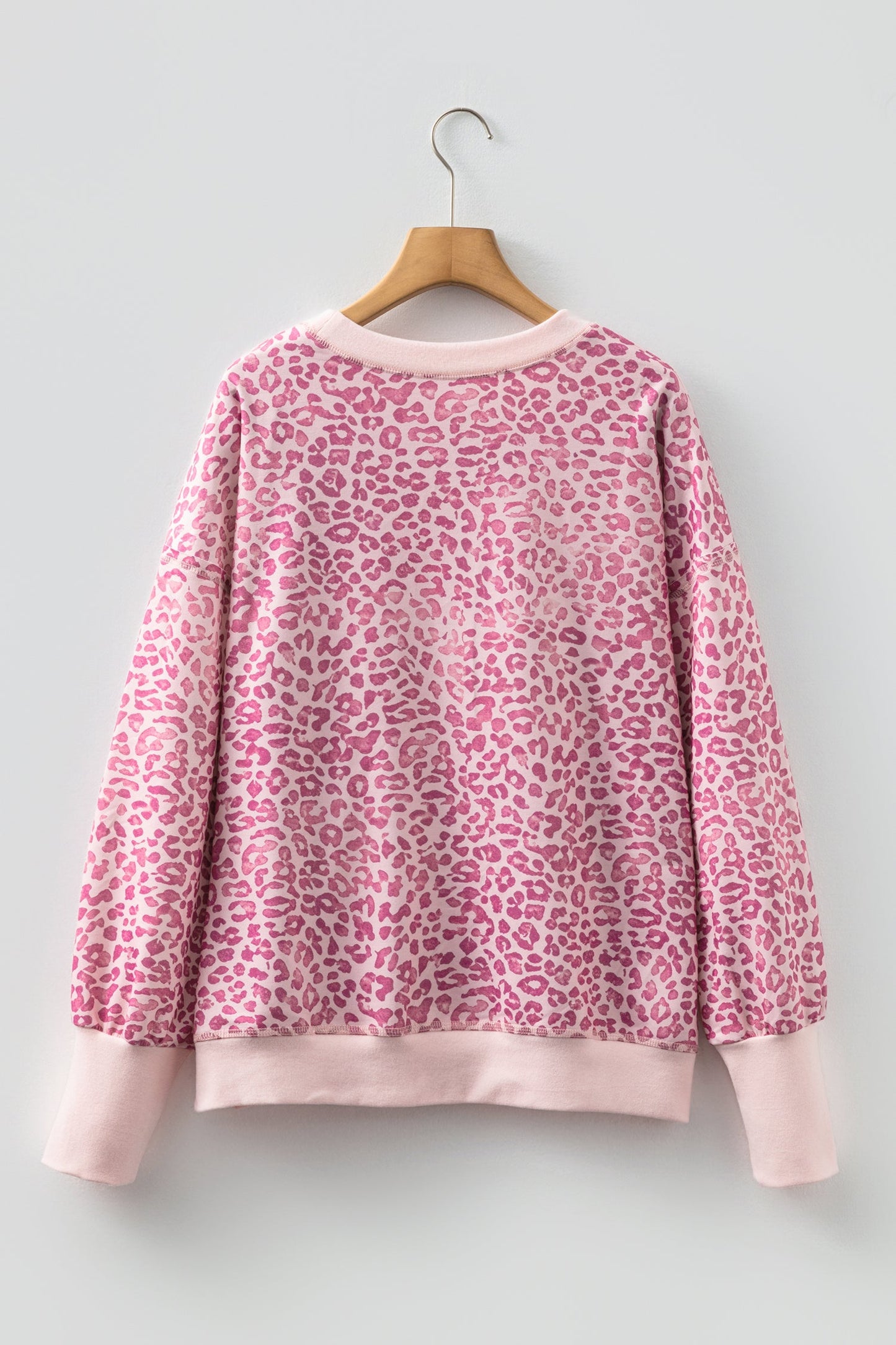 Threaded Pear Briar Print Patchwork Sweatshirt