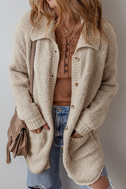 Threaded Pear Ada Button Up Pocket Cardigan