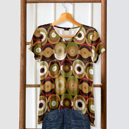 Rust Olive and Orange-