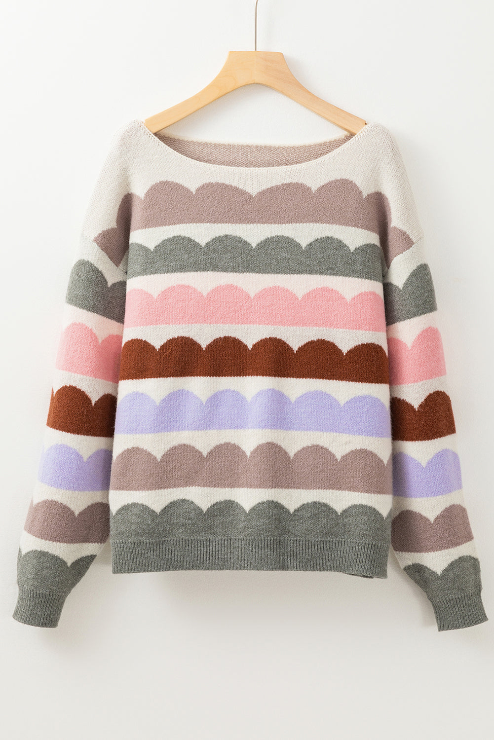 Threaded Pear Zelda Sleeve Drop Shoulder Sweater