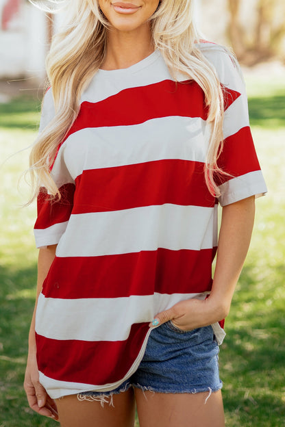 Threaded Pear Tiana Block Oversize Tunic Tee