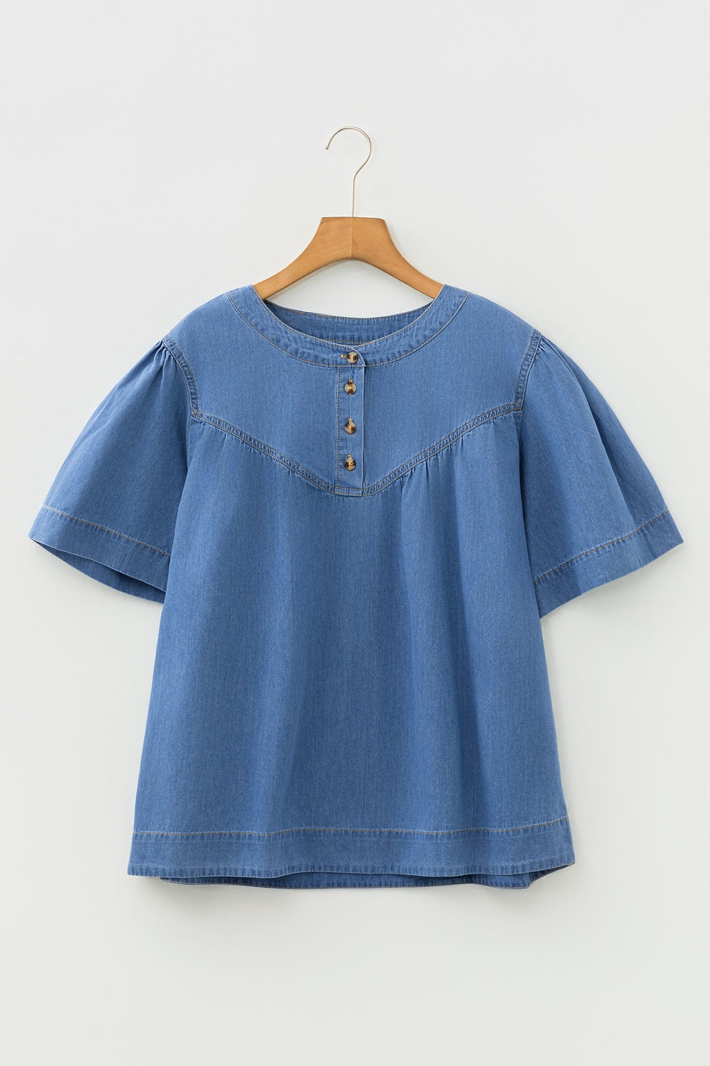 Threaded Pear Sloane Half Short Sleeve Top