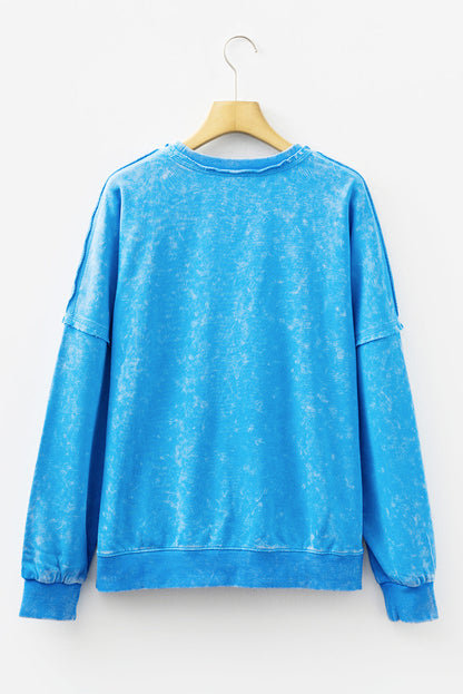 Threaded Pear Adalynn Seam Double Patched Pullover