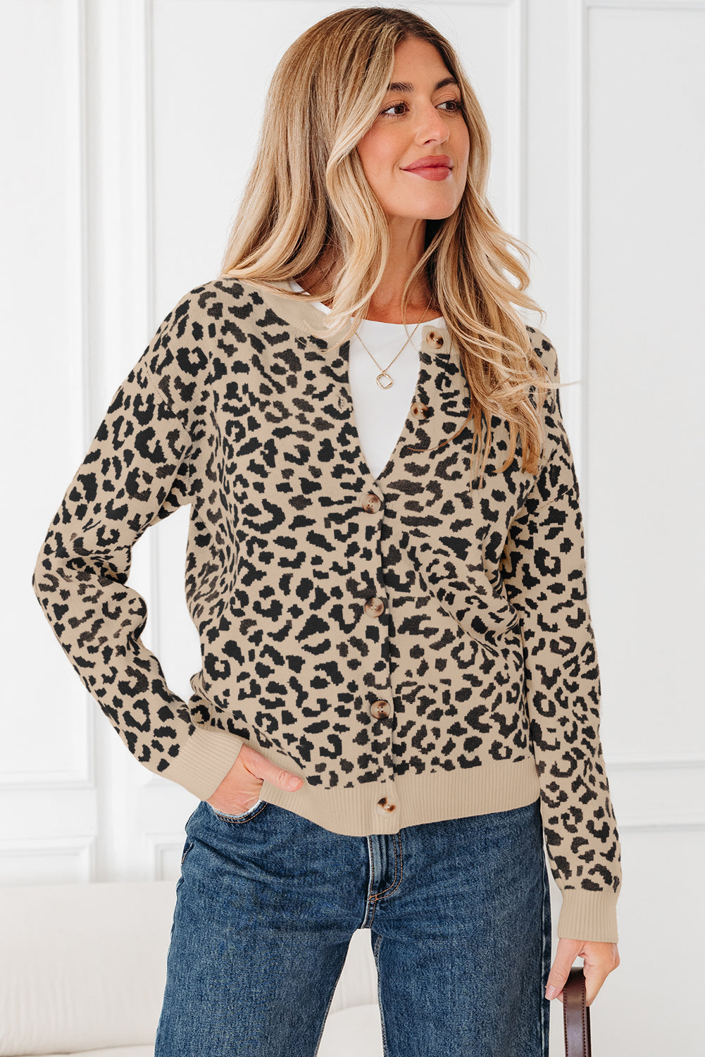 Threaded Pear Tayayia Chunky Knitted Cardigan Sweater