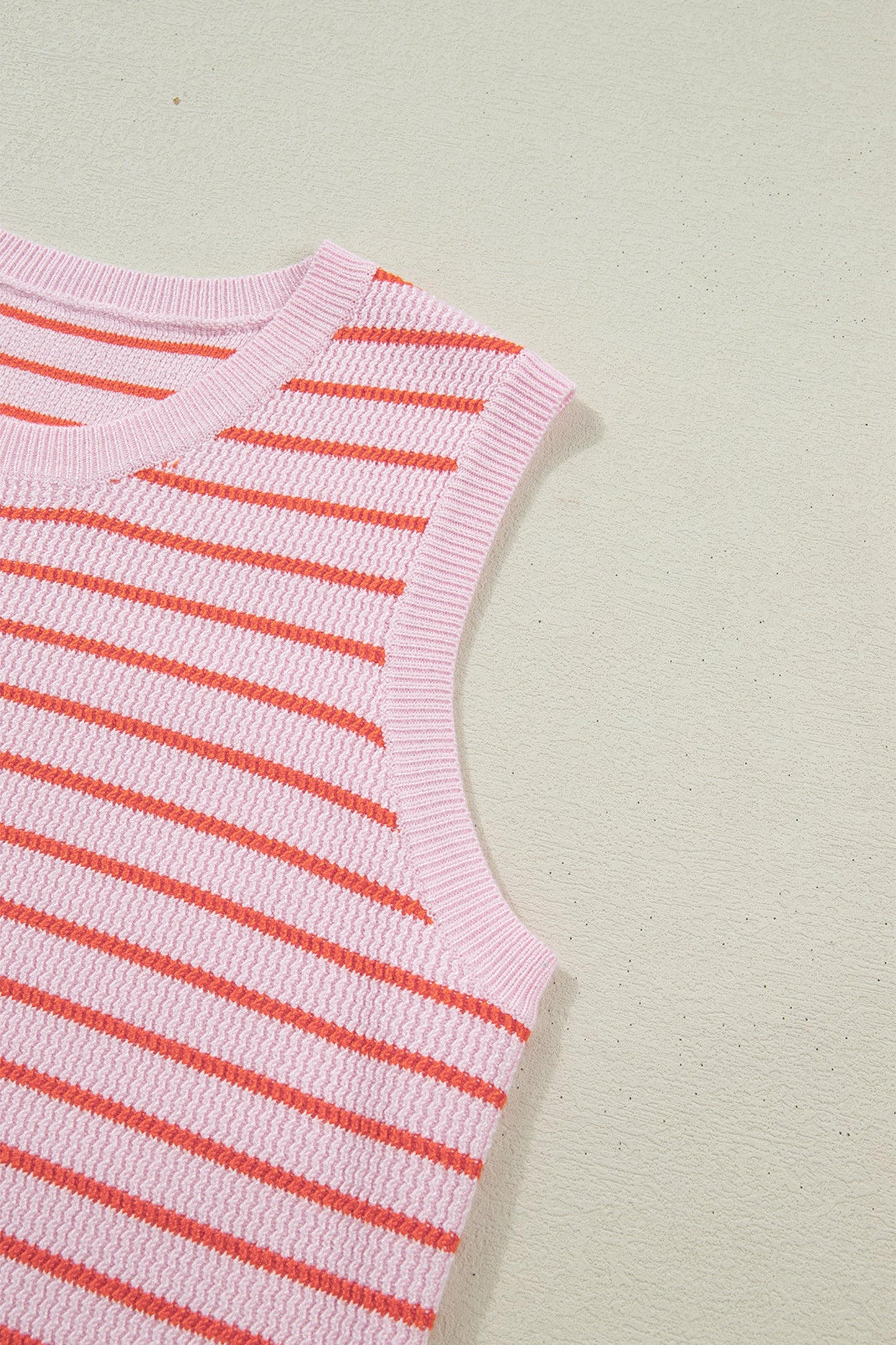 Threaded Pear Ayleen Knit Sleeveless Casual Sweater