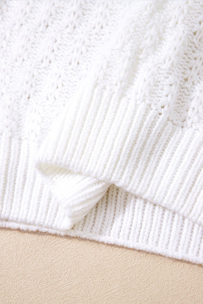 Threaded Pear Emma Ribbed Edge Loose Sweater