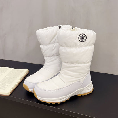 Thickened Cotton Mid-Calf Snow Boots for Women