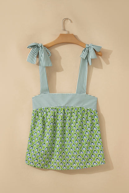Threaded Pear  Alisson Straps Babydoll Tank Top