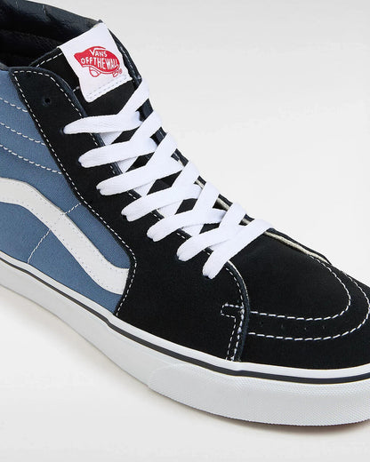 Vans Sk8 Hi Men's Sneakers — Blue/Black Suede