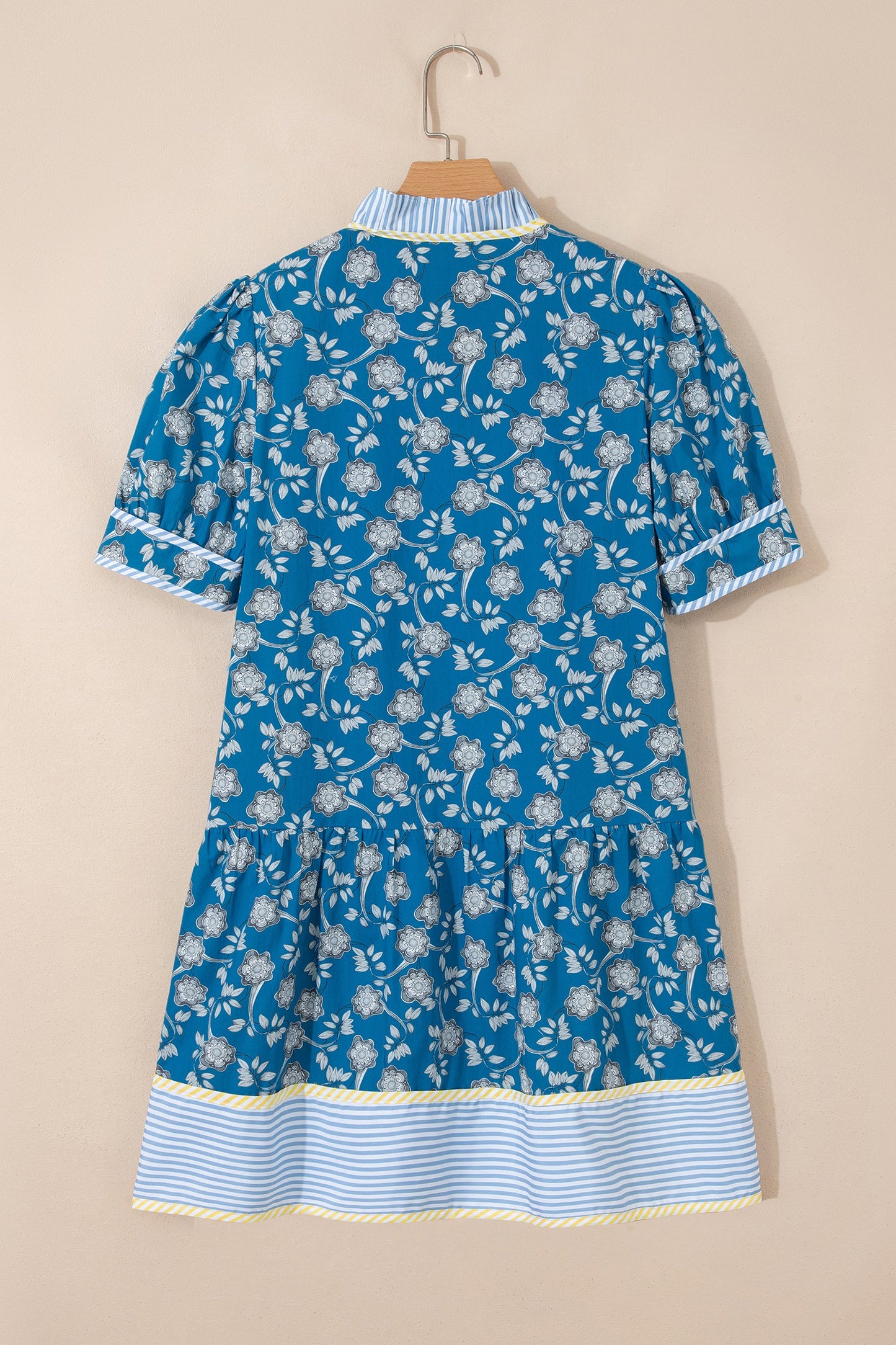 Threaded Pear Azalea Short Sleeve Floral Dress