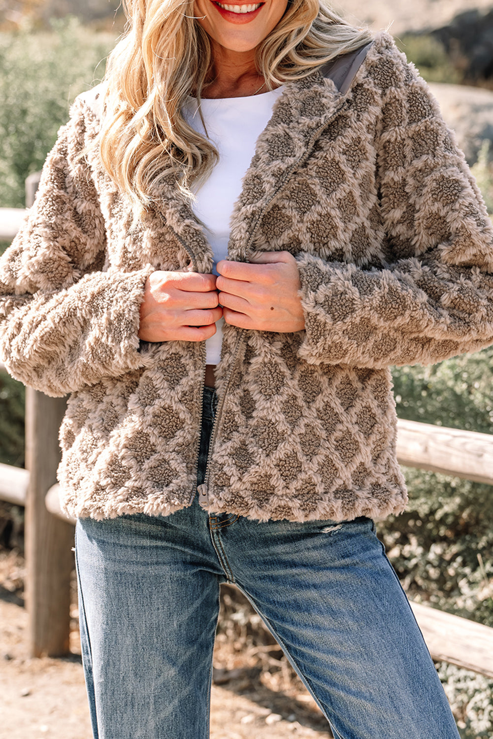 Threaded Pear Mia Up Side Hooded Jacket