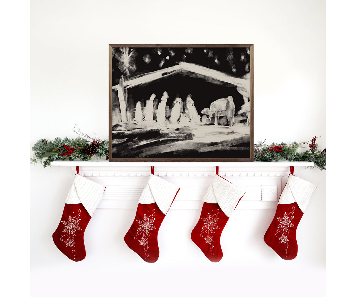 Kendrick Home Moody Christmas 1 Nativity By Emily Wood
