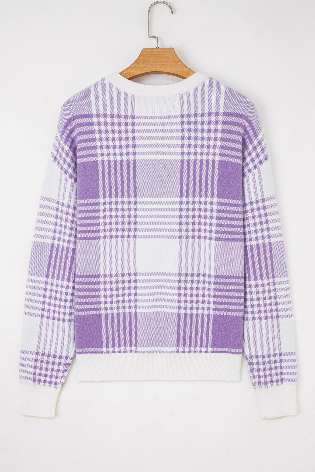 Threaded Pear Giuliana Ribbed Trim Loose Sweater