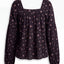 Black Floral Print