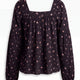 Black Floral Print