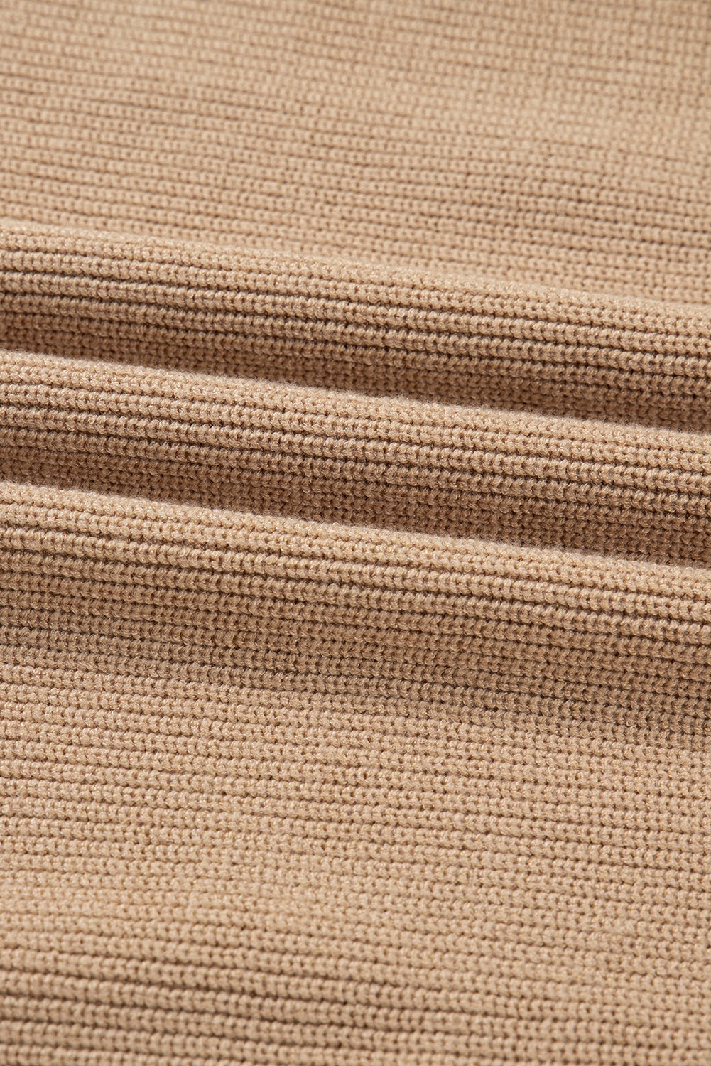 Threaded Pear Zariah Embellished Keyhole Ribbed Sweater