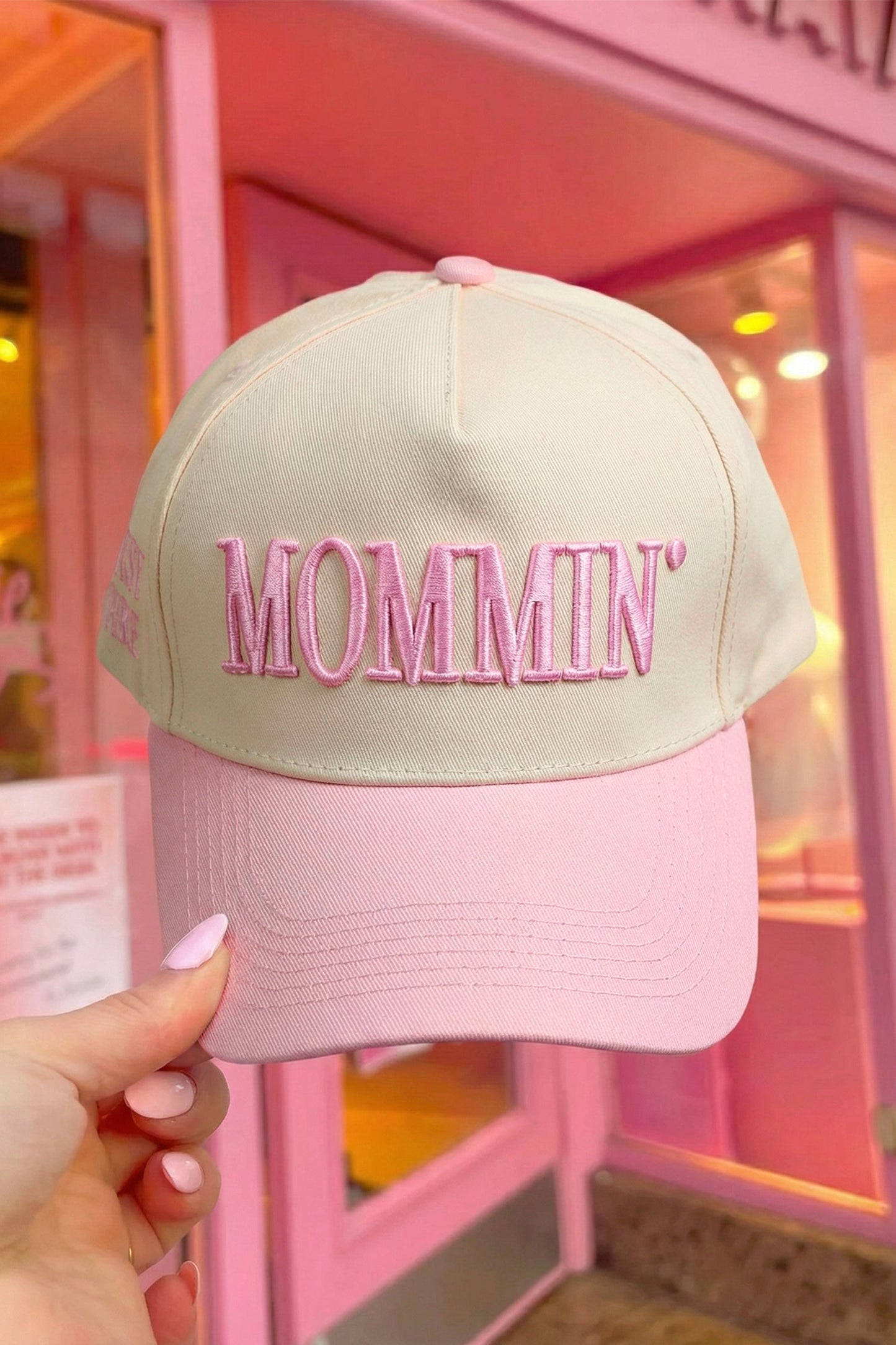Threaded Pear Mommin Baseball Cap