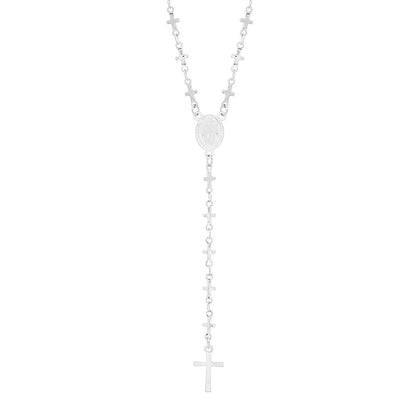 Cross Rosary Necklace