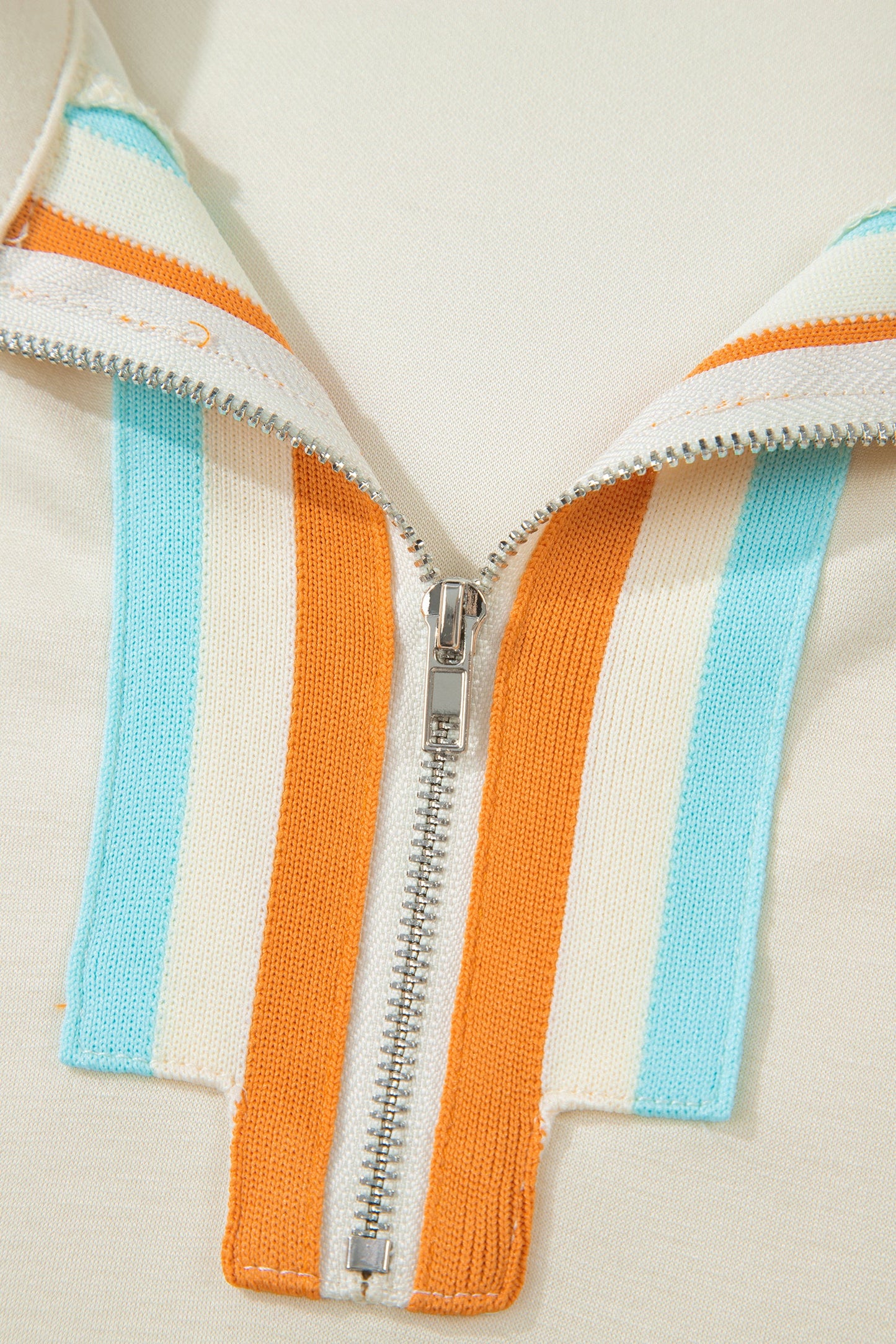 Threaded Pear Ocean Half Zip Polo Tee Set