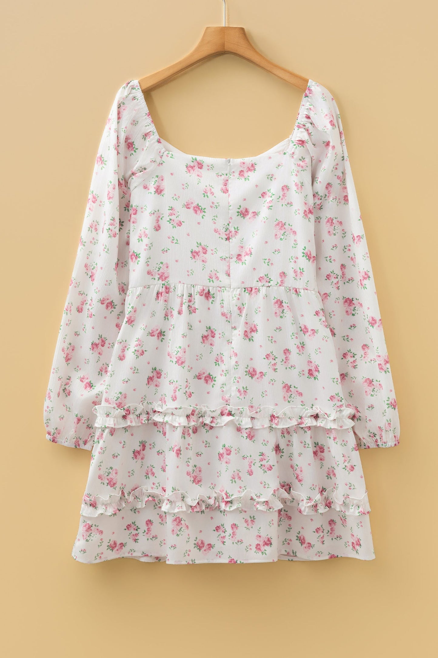 Threaded Pear Lottie Detail Flared Mini Dress