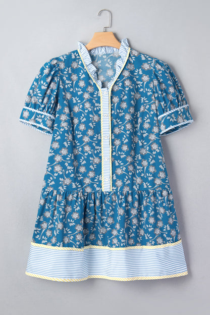 Threaded Pear Meilani Front Ruffle Hem PLUS Dress