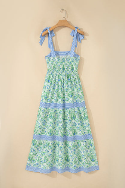 Akira Patchwork Detail Sleeveless Dress