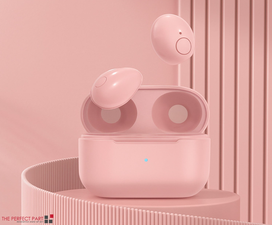 Prime Goods Mini Earbuds Invisible Sleep Headphone Bluetooth 5.2 Earphones Wireless - Flesh