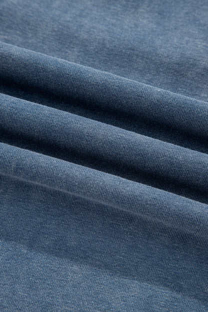 Red Dahlia Lace Patchwork Detail Notched Neck Mineral Wash Baggy Sweatshirt